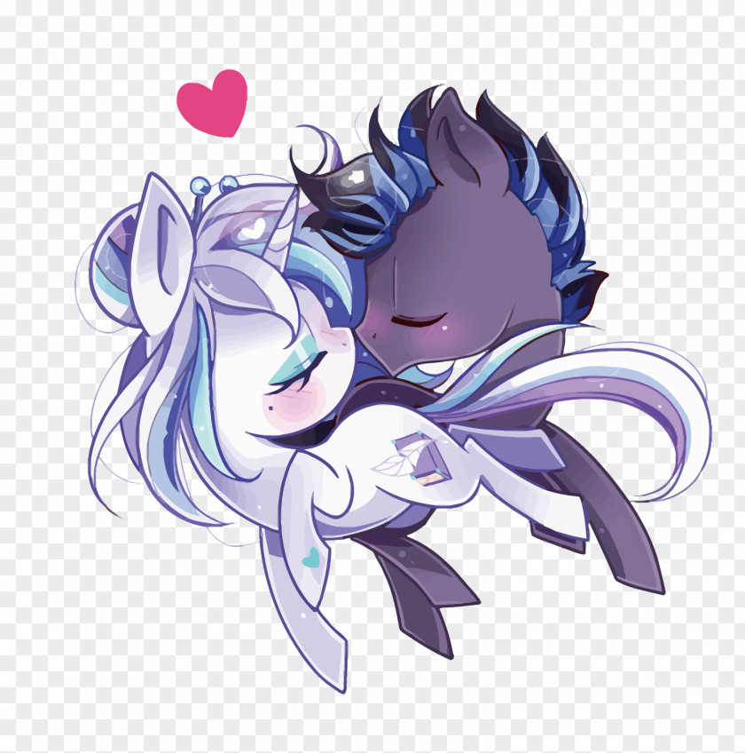 Vector Kiss Cartoon Pony PNG