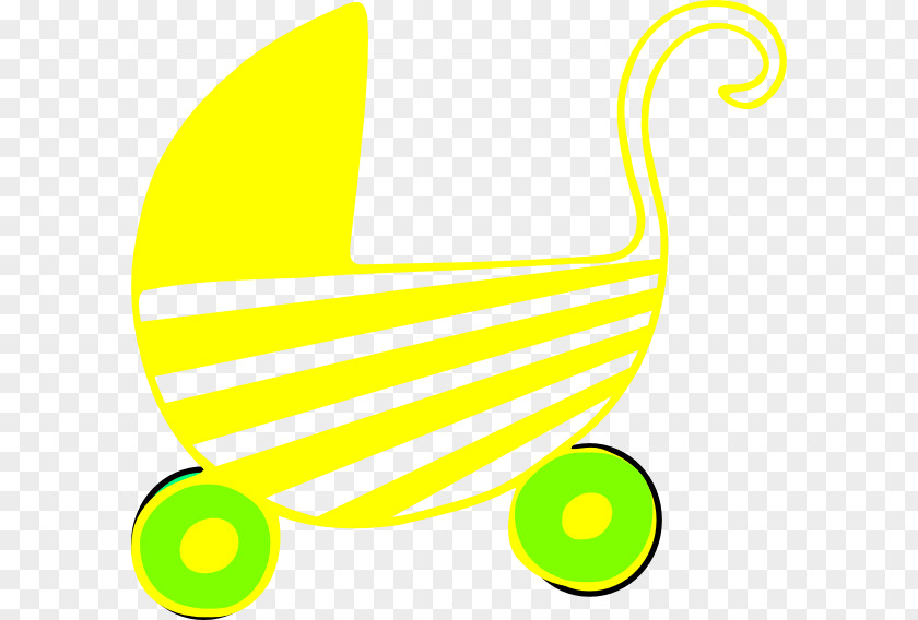 Yellow Stroller Cliparts Baby Transport Infant Clip Art PNG