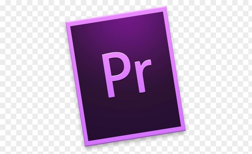 Adobe Pr Square Purple Text Brand PNG