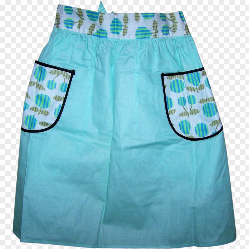 Apron Trunks Turquoise Shorts Clothing Teal PNG