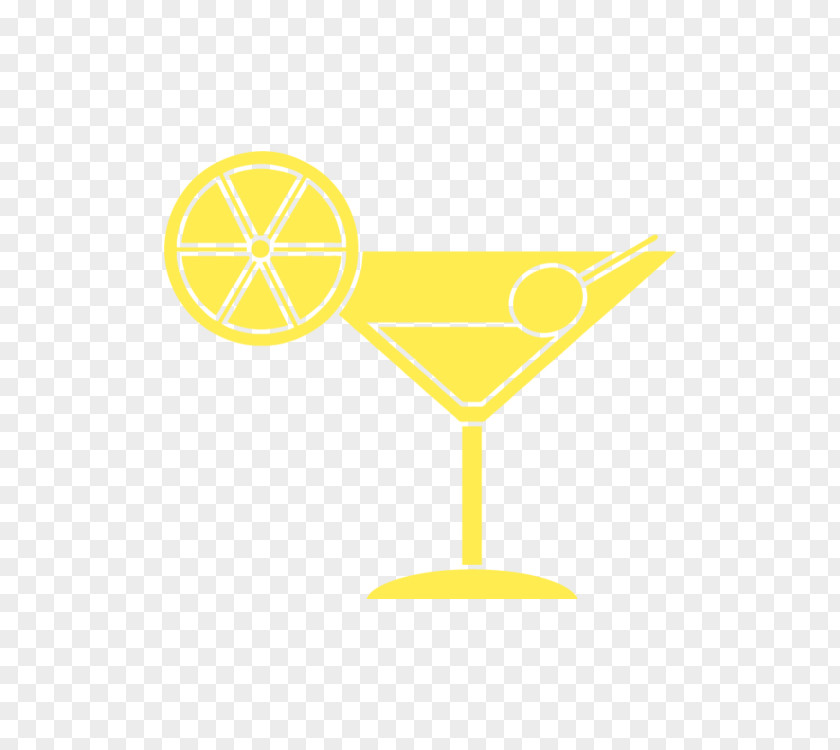 Beach Umbrella Martini Cocktail Glass Logo PNG