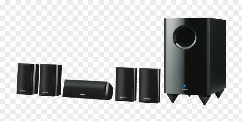 Sound System Onkyo SKS-HT528 5.1 Surround Home Theater Systems AV Receiver PNG