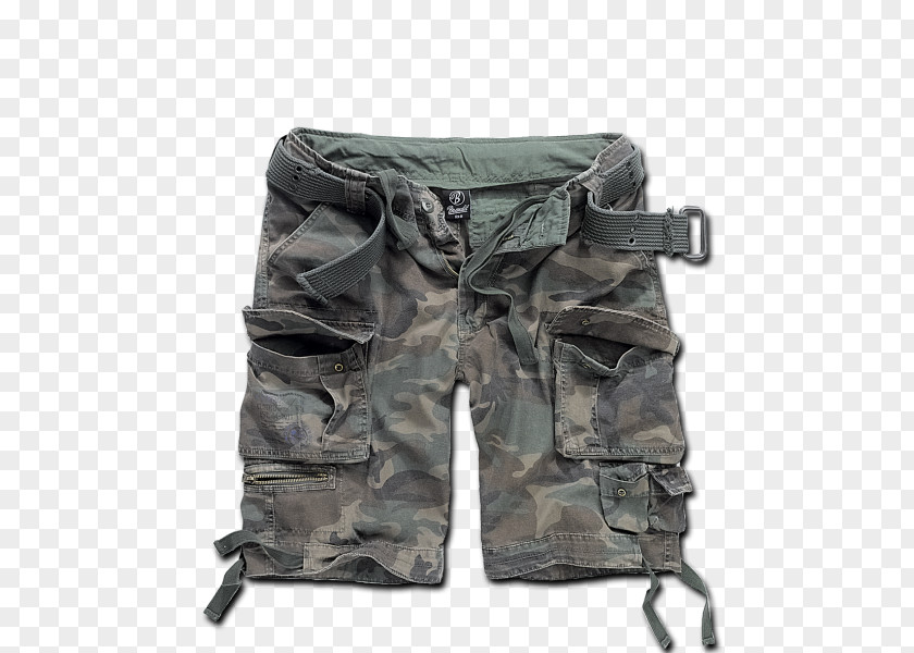 Vintage Military Shorts Clothing Pocket Belt Zipper PNG