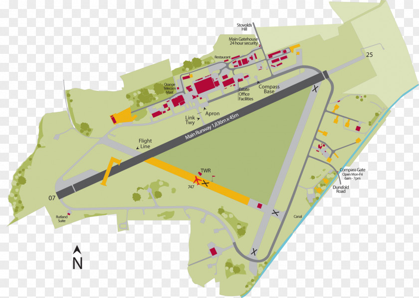 Aircraft Dunsfold Aerodrome Plan PNG