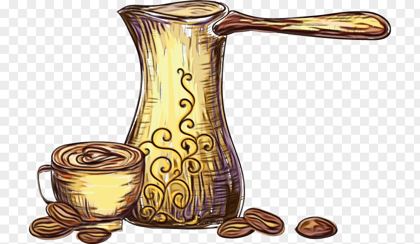 Brass Vase Jug Pitcher Metal Clip Art PNG