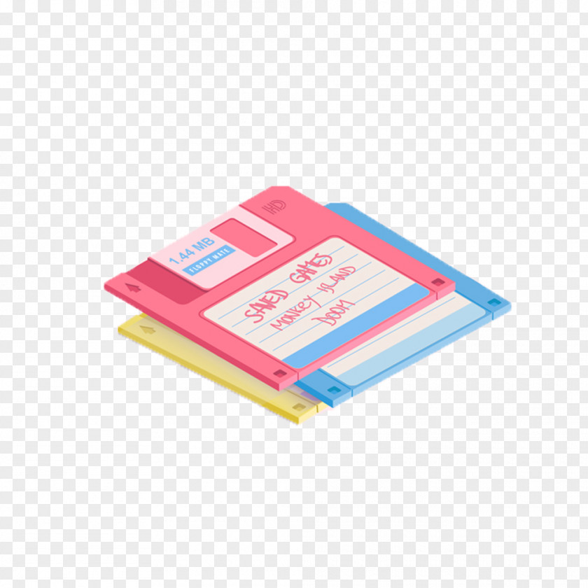 Cartoon Color Cassette Animation Compact PNG