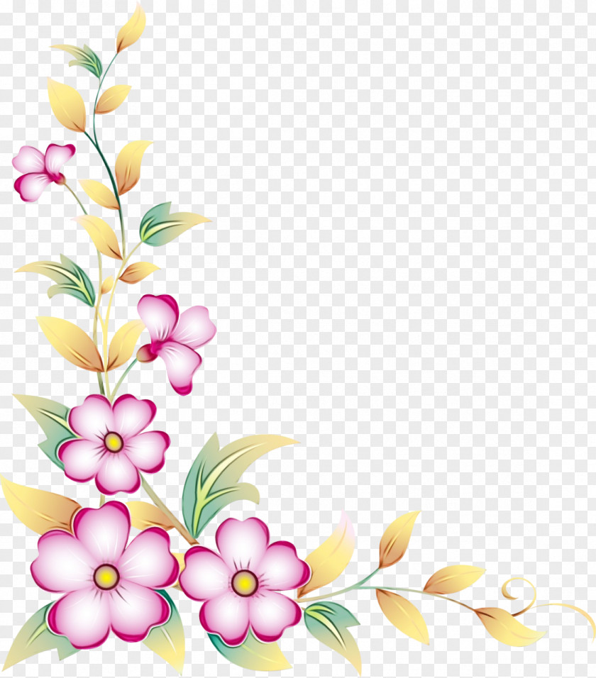 Floristry Cut Flowers Blue Flower Borders And Frames PNG