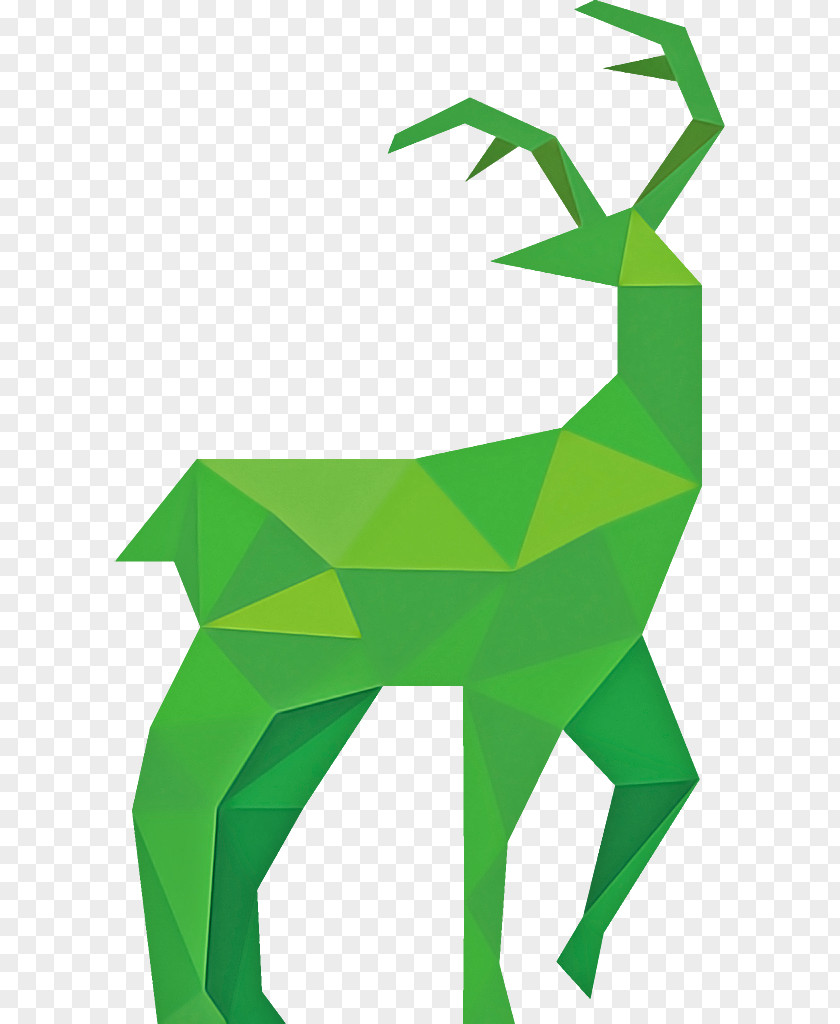 Paper Product Deer Origami PNG
