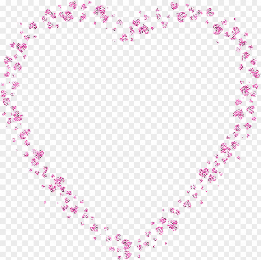Pink Heart Body Jewelry PNG