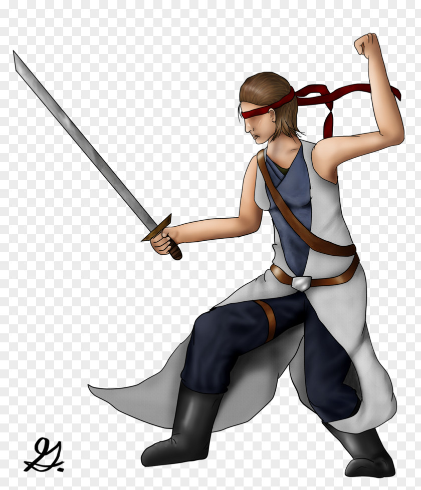 Sword Character Spear Costume Animated Cartoon PNG