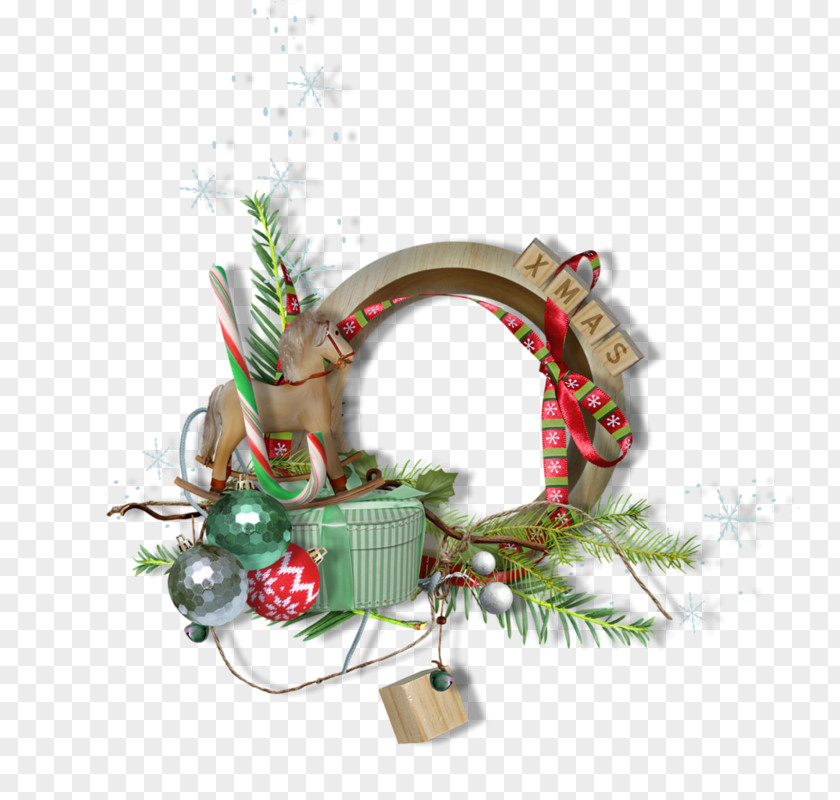 Christmas Ornament Picture Frames Santa Claus Decoration PNG
