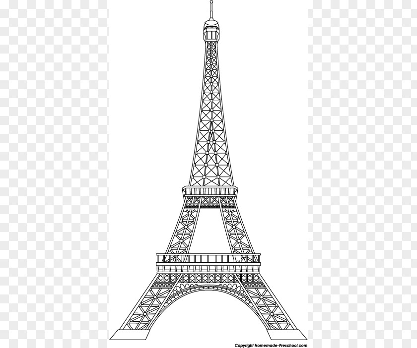 Homemade Cliparts Eiffel Tower Clip Art PNG