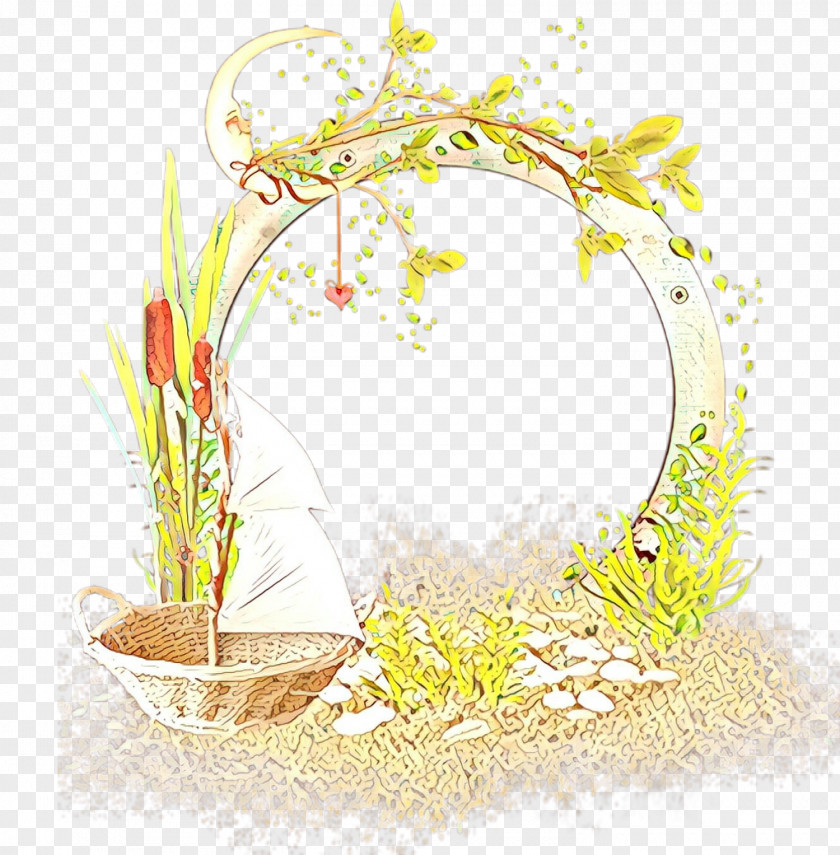 Plant Grass Floral Background PNG