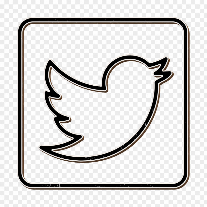 Symbol Line Art Bird Icon Logo Social PNG