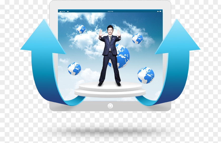 Tablet PC Perspective Arrow Character Technology Template Computer Business PNG