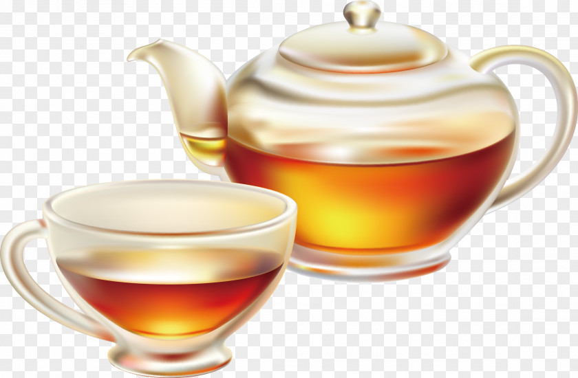 Tea Teapot Teacup Clip Art PNG