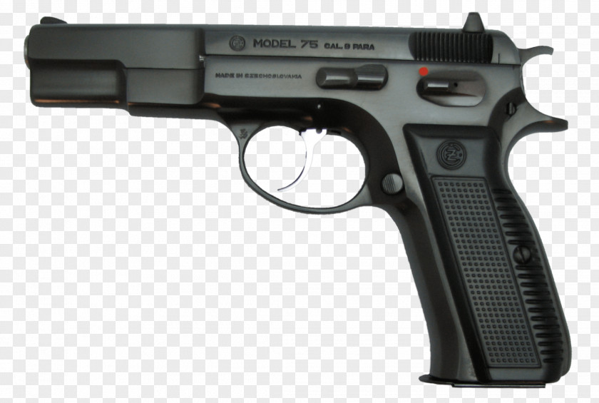 Beretta Handgun Image CZ 75 Česká Zbrojovka Uherský Brod Service Pistol Firearm PNG