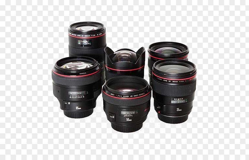 Camera Lens Canon EF Mount Prime L PNG