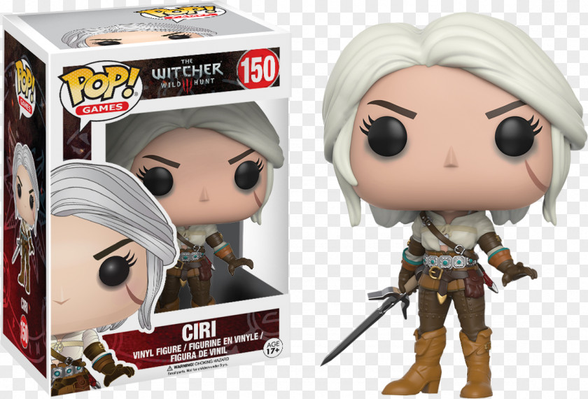 Ciri The Witcher 3: Wild Hunt Geralt Of Rivia Funko PNG