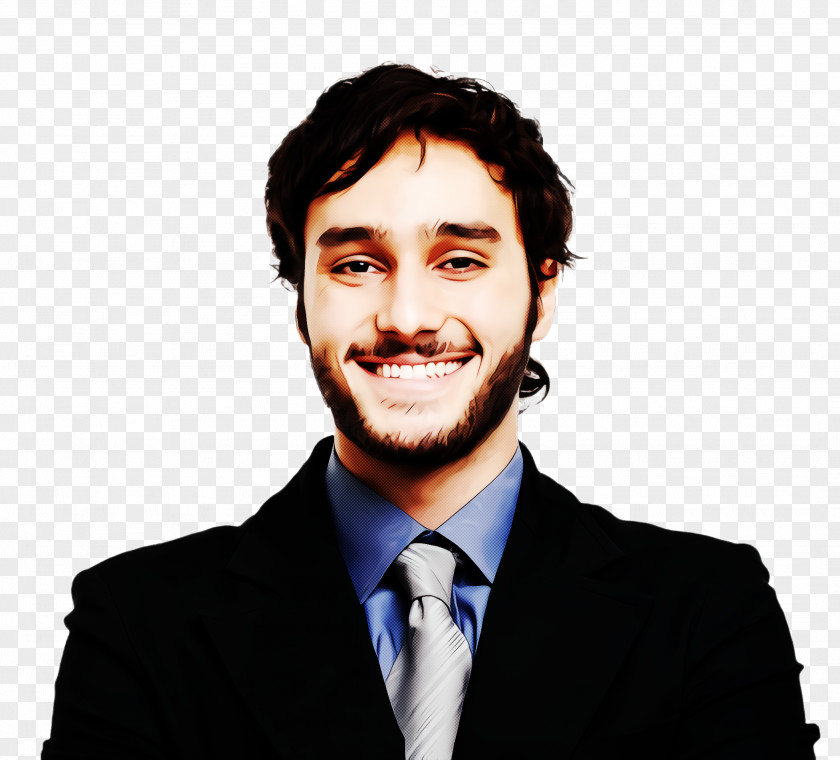 Gentleman Suit White-collar Worker Chin Forehead Smile Businessperson PNG