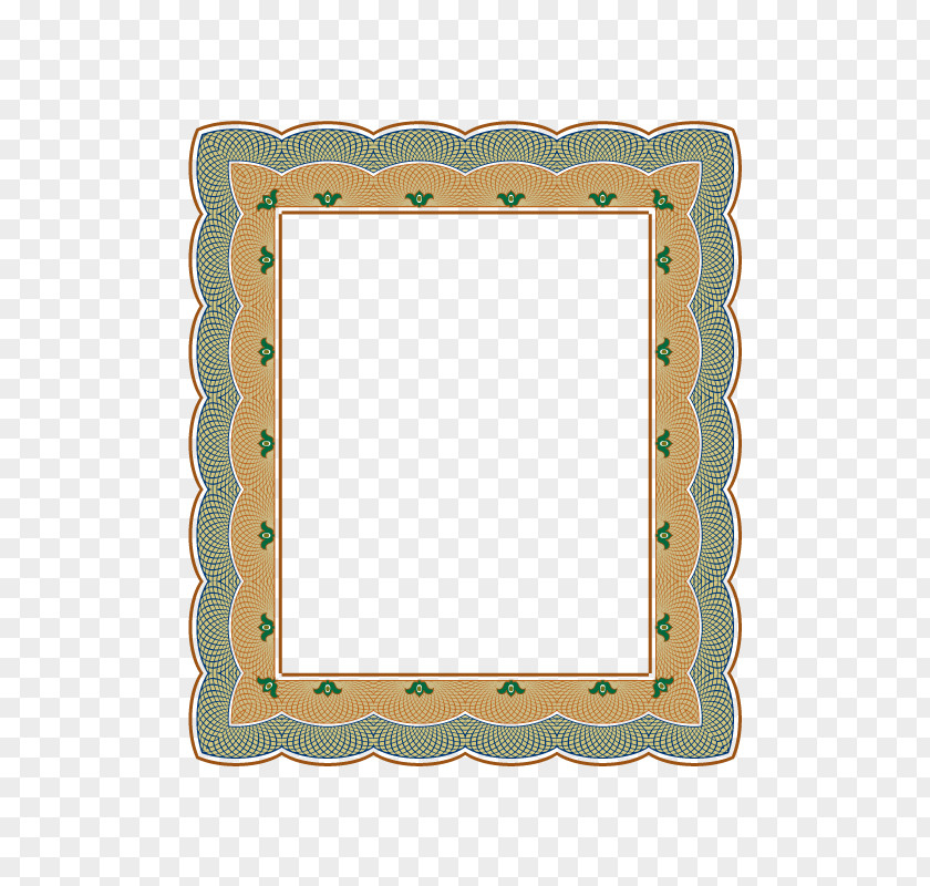 Grass Decorative Border Motif Pattern PNG