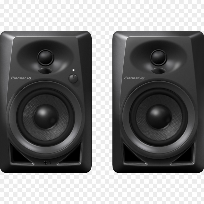 Pioneer Audio Loudspeaker Studio Monitor DJ DM Series Powered Speakers PNG