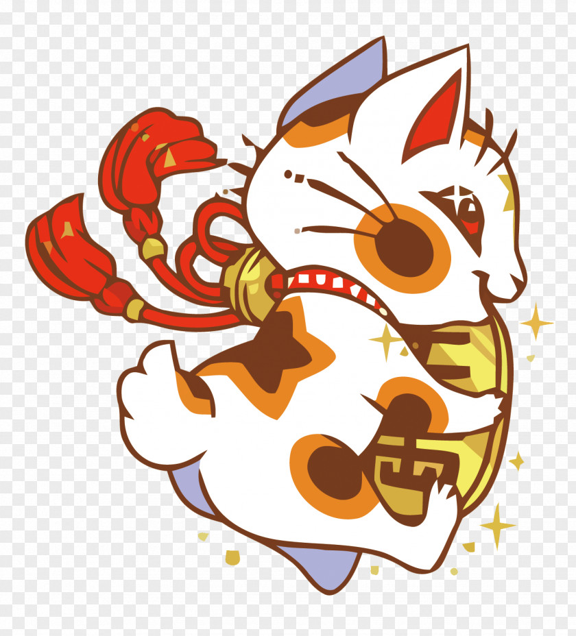 Vector Lucky Cat Maneki-neko PNG