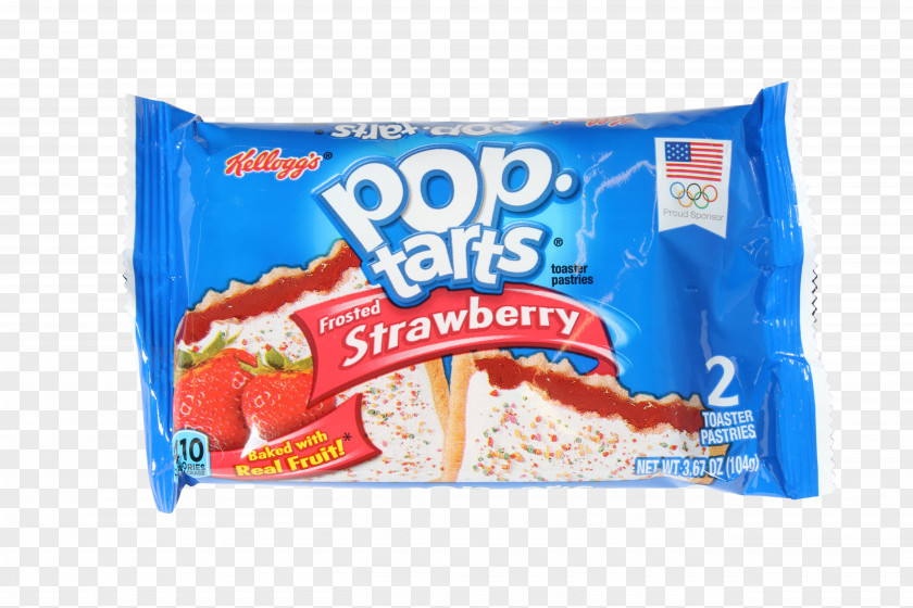 Breakfast Toaster Pastry Frosting & Icing Kellogg's Pop-Tarts Ice Cream Shoppe Frosted Strawberry Milkshake Pastries PNG