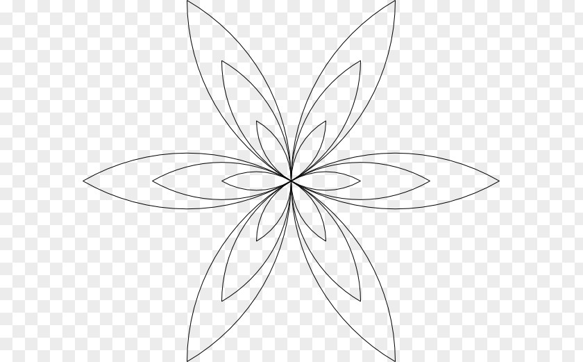 Geometrical Penrose Drawing Insect PNG
