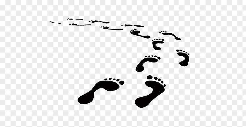 Simple Black Footprints Creative Ecological Footprint Icon PNG