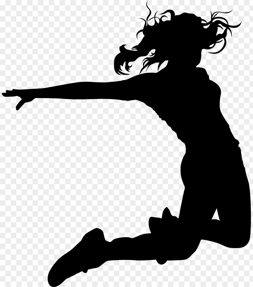 Silhouette Hip-hop Dance Drawing PNG