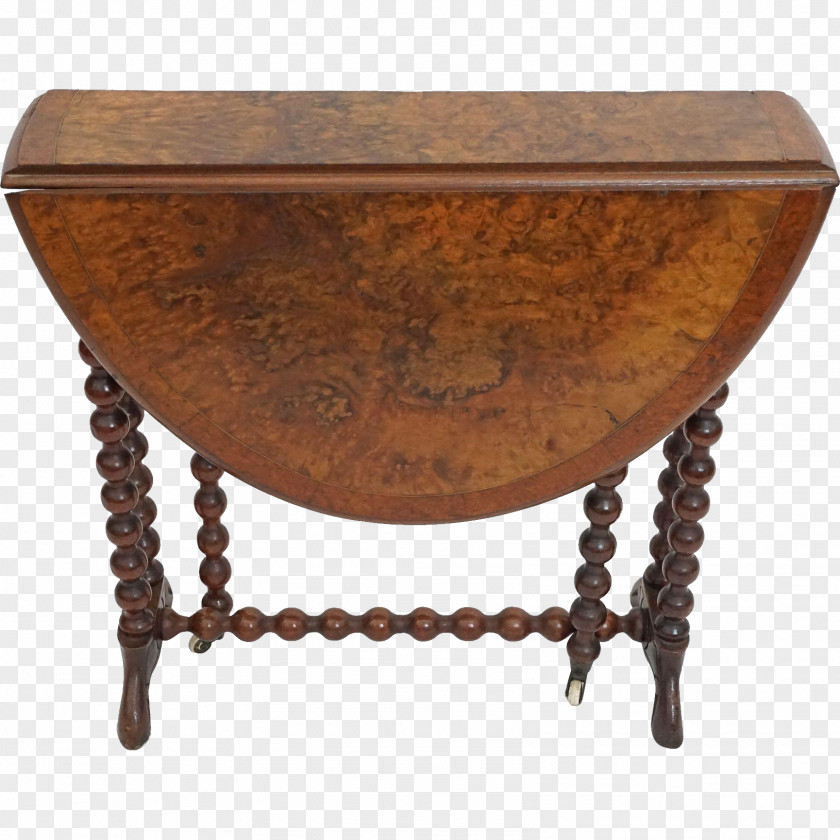 Walnut Gateleg Table Furniture Drop-leaf Coffee Tables PNG