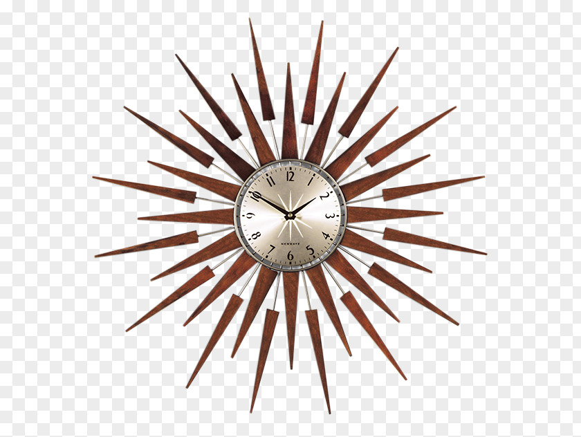 Clock Newgate Clocks Quartz Mid-century Modern Danish PNG