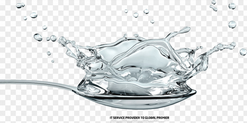 Soup Spoon Water Drop PNG