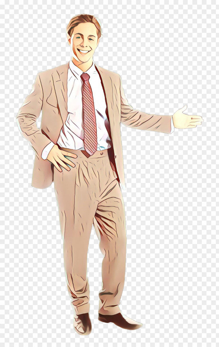 Standing Suit Gentleman Male Human PNG