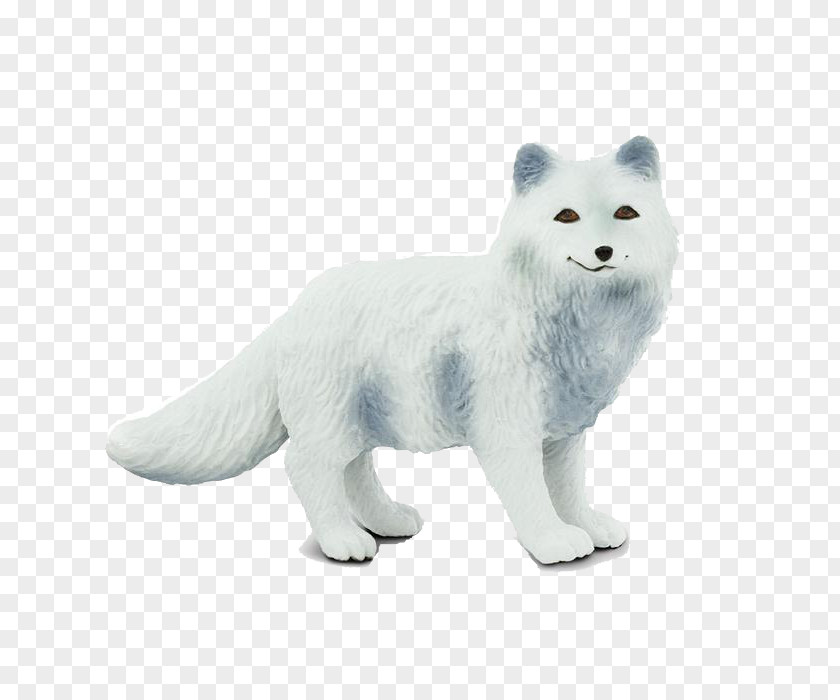 Tail Toy White Animal Figure Arctic Fox Figurine Dog PNG