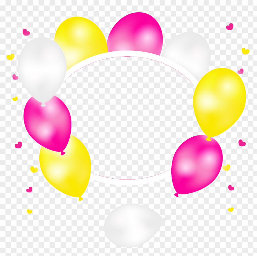 Birthday Balloons Frame Material Wedding Invitation Cake Happy Dad Card! Greeting Card PNG