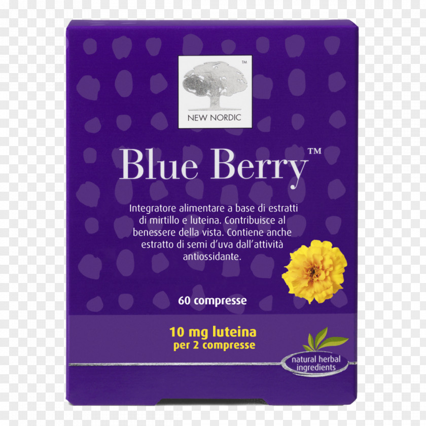 Blueberry Dietary Supplement Nutrient Lutein Tablet PNG