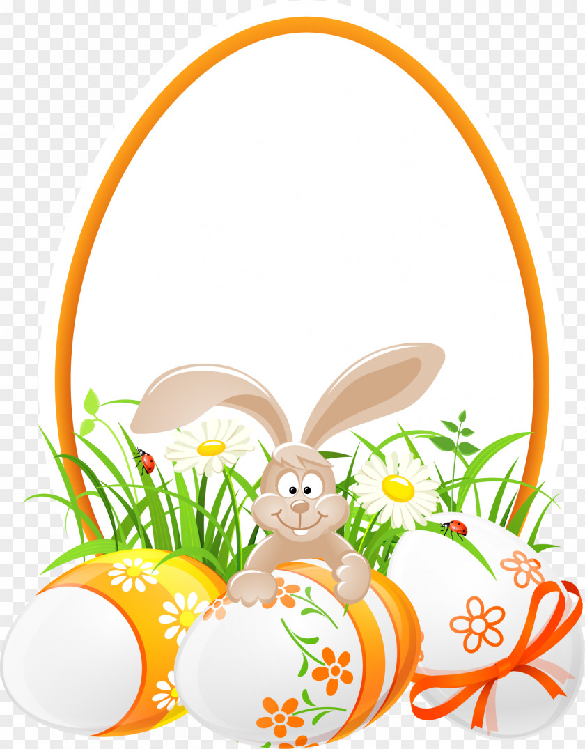 Cartoon Rabbit Egg Easter Bunny Hunt Clip Art PNG