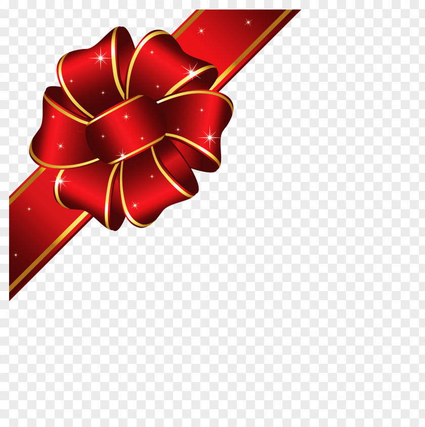 Gift Red Ribbon Image Wrapping Icon PNG