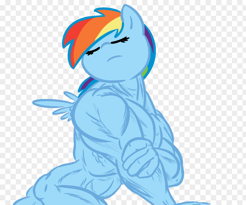 My Little Pony Rainbow Dash Muscle Scootaloo PNG