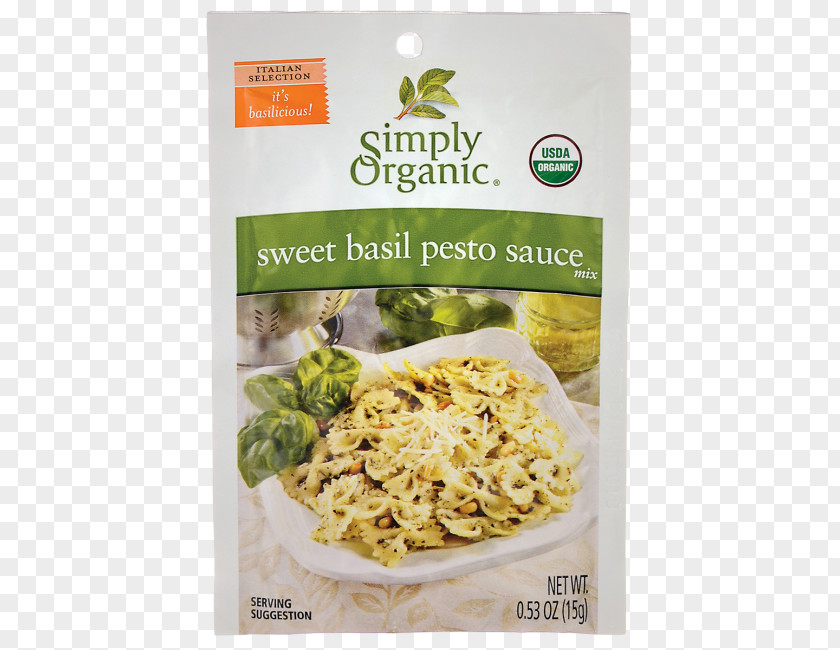 Sweet Basil Pesto Vegetarian Cuisine Organic Food Pasta PNG