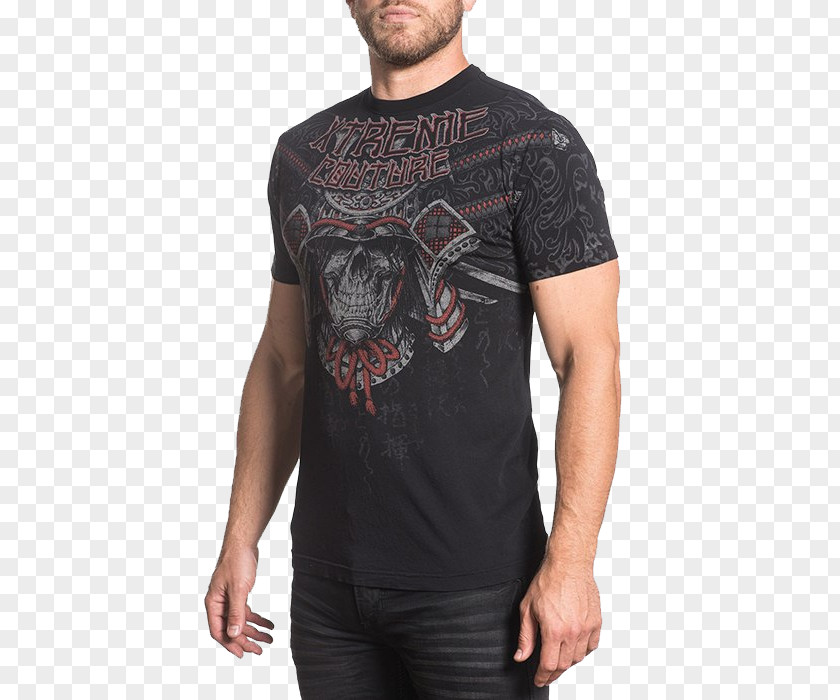 T-shirt Affliction Clothing Sleeve Crew Neck PNG