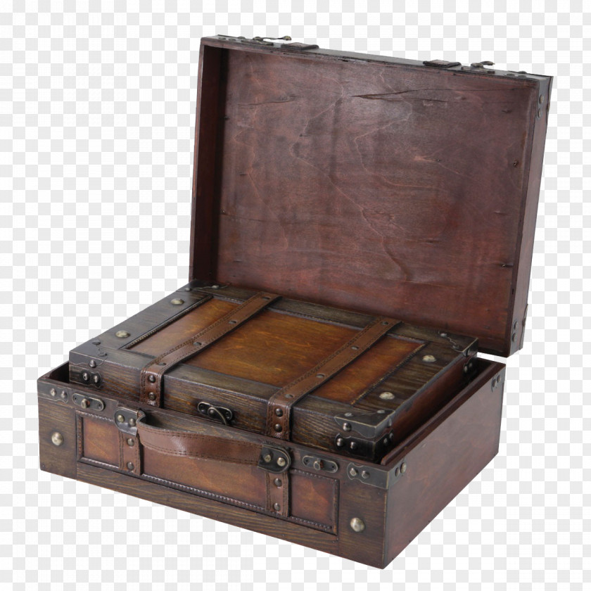 Antique Transparent Images Suitcase Trunk Baggage Vintage Clothing PNG