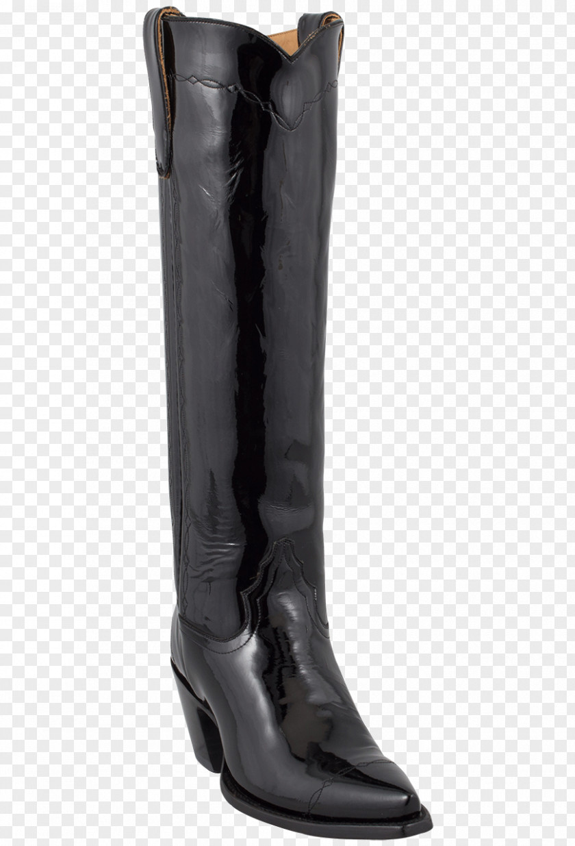Boot Knee-high Patent Leather Shoe Thigh-high Boots PNG