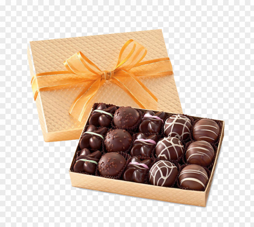 Chocolate Gift Truffle Bar Box Art PNG