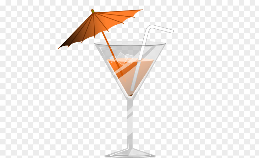 Orange Cocktail Soft Drink Icon PNG