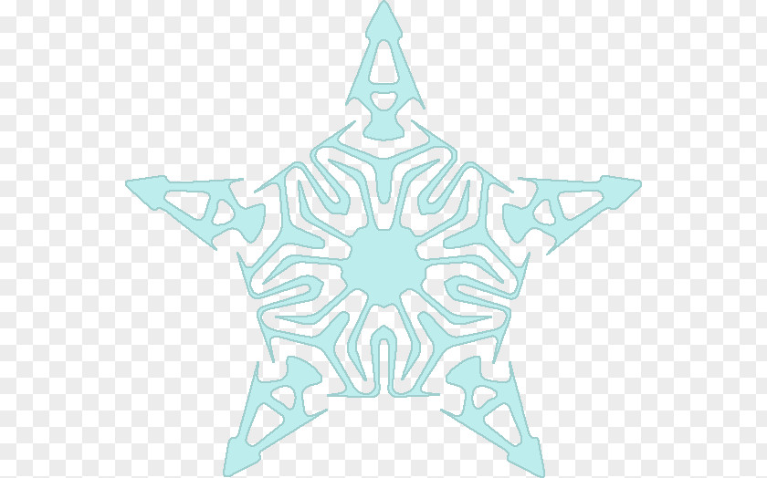 Snowflake Electric Blue Cobalt Aqua Pattern PNG