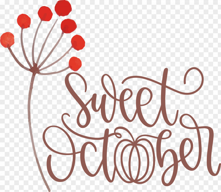 Sweet October October Fall PNG