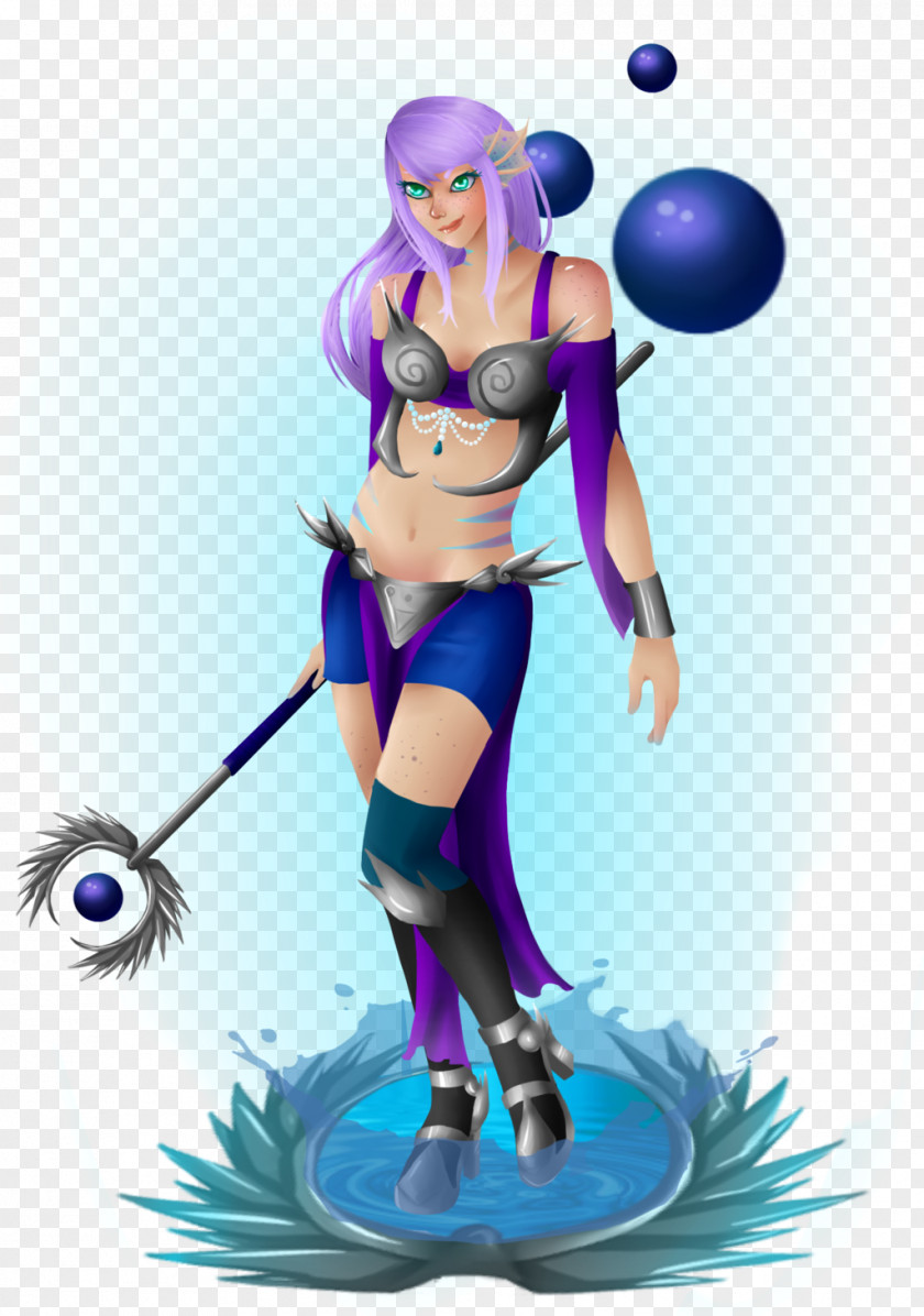 Water Cleric DeviantArt Figurine PNG